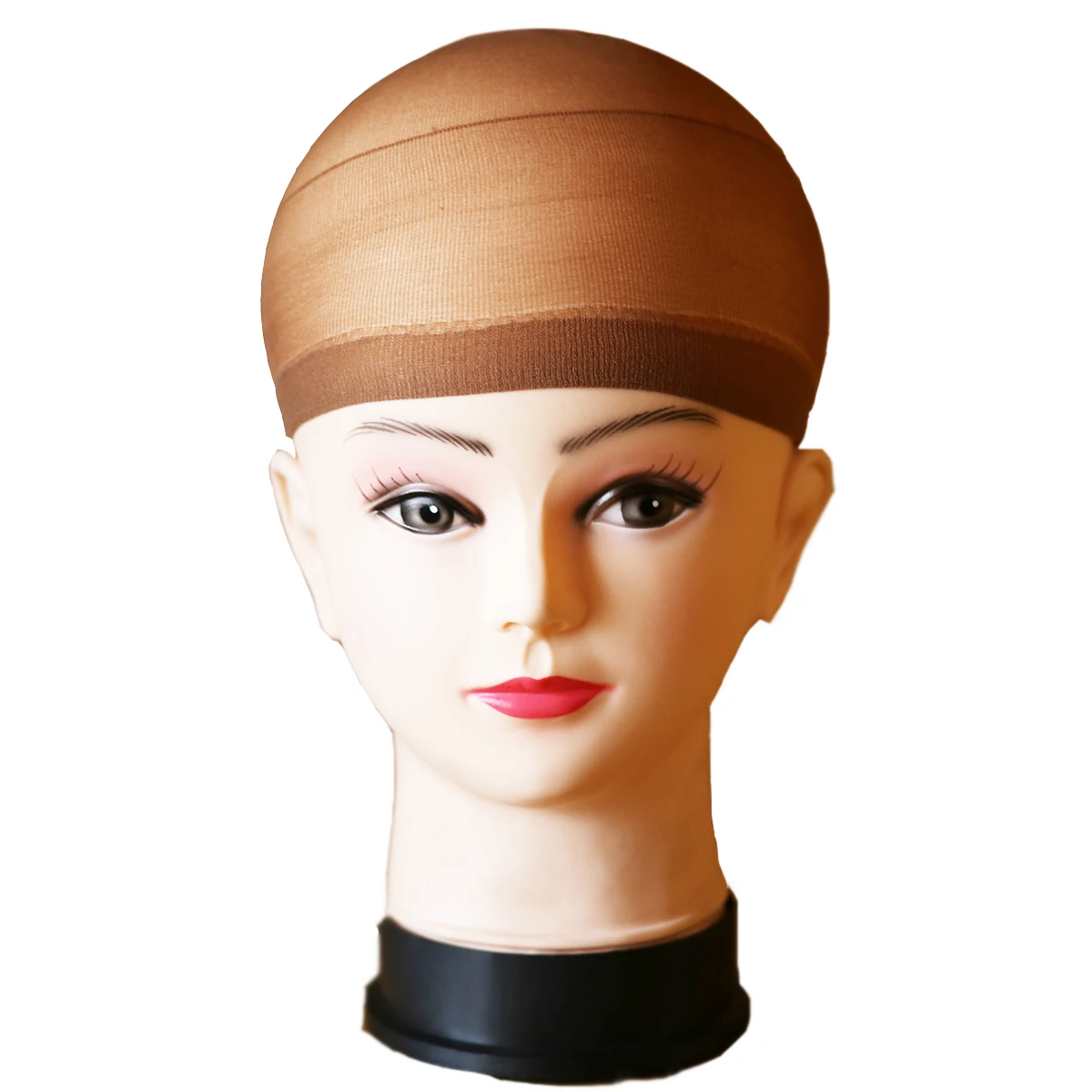 24 pcs Breathable,Sweat Absorber Stretchable Wig Caps Stretchy Nylon Stocking Wig Cap for Women Makeup