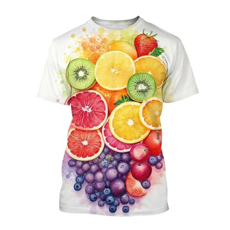 Neues Zitronen zitronen frucht 3d bedrucktes T-Shirt für Männer frische lässige T-Shirts Streetwear Kurzarm Top T-Shirt beliebte Sommerkleid ung