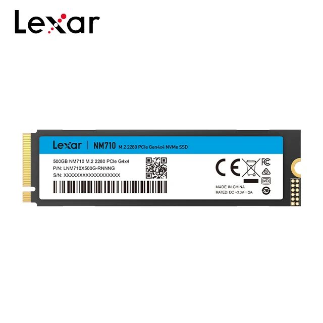 Lexar NM710 SSD M.2 2280 PCIe Gen 4.0x4 NVMe Solid State Drive