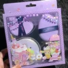 Yaozhi Purple Makeup Blending Sponges Set Liquid Foundation Powder Air Cushion Cosmetic Puff Beauty Tool 3