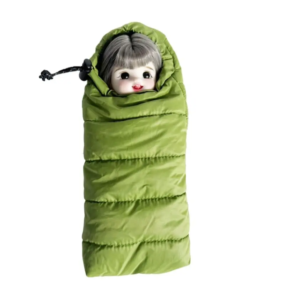 Scene Decoration Doll Sleeping Bag Bedroom Furniture Lifelike Design Sleeping Bag Miniature Micro Scene Pretend Play