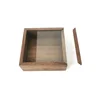 Black Walnut Display Case Solid Wood Glass Cover Organize For Jewelry And Sundries Dustproof Transparent Elegant Dresser Display 6