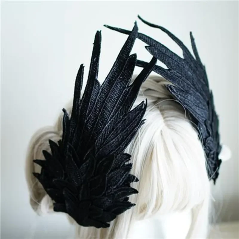 

Lolita Barrette Angel Wing Hair Clips Angel Wing Hairpin Girl Gothic Edge clip Cosplay Halloween Headwear Accessories