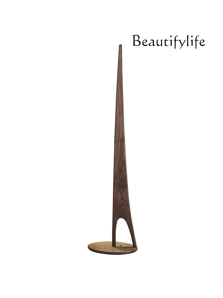 

Black Walnut Floor Lamp Living Room Sofa Corner Nordic Minimalism Japanese Modern Decoration