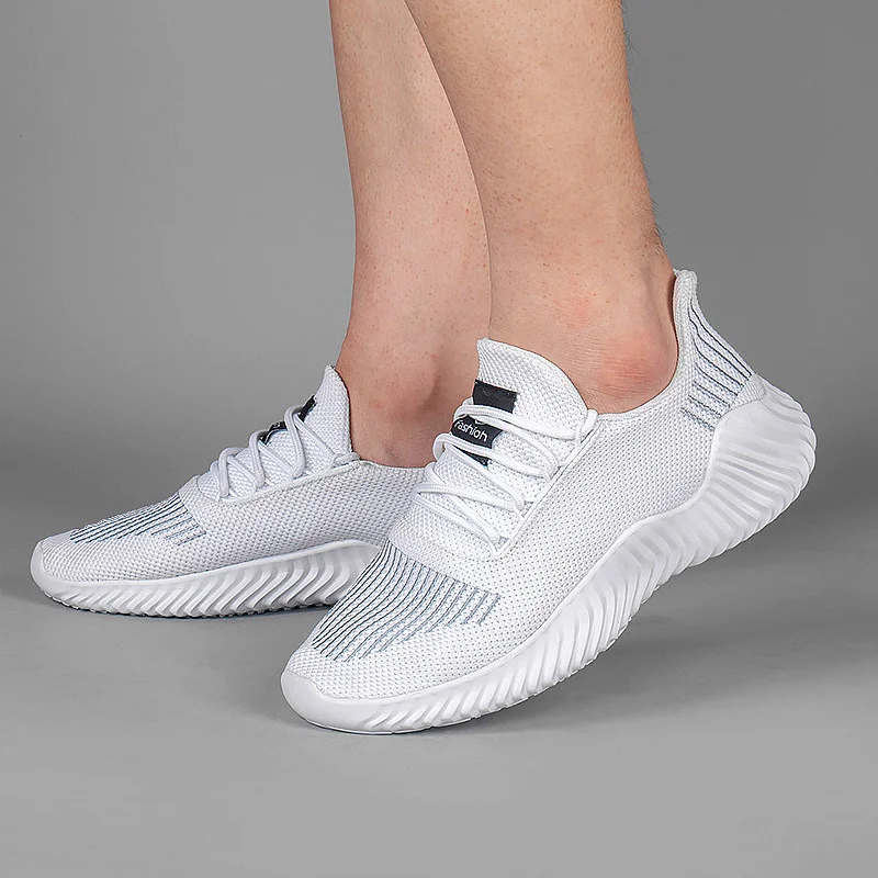 Sport Shoes Fashion Men Sneakers Outdoor Breathable Casual Big Size Summer Lightweigh Man Tenis Shoes White