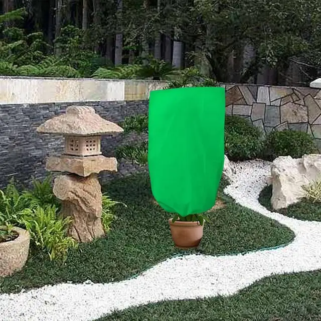 Fagyszövet Növény Fagyasztva Védelem Nem Szőtt Melegfagyasztás Elleni Védekező Takaró Tartós Fagy Kendő - Image 3