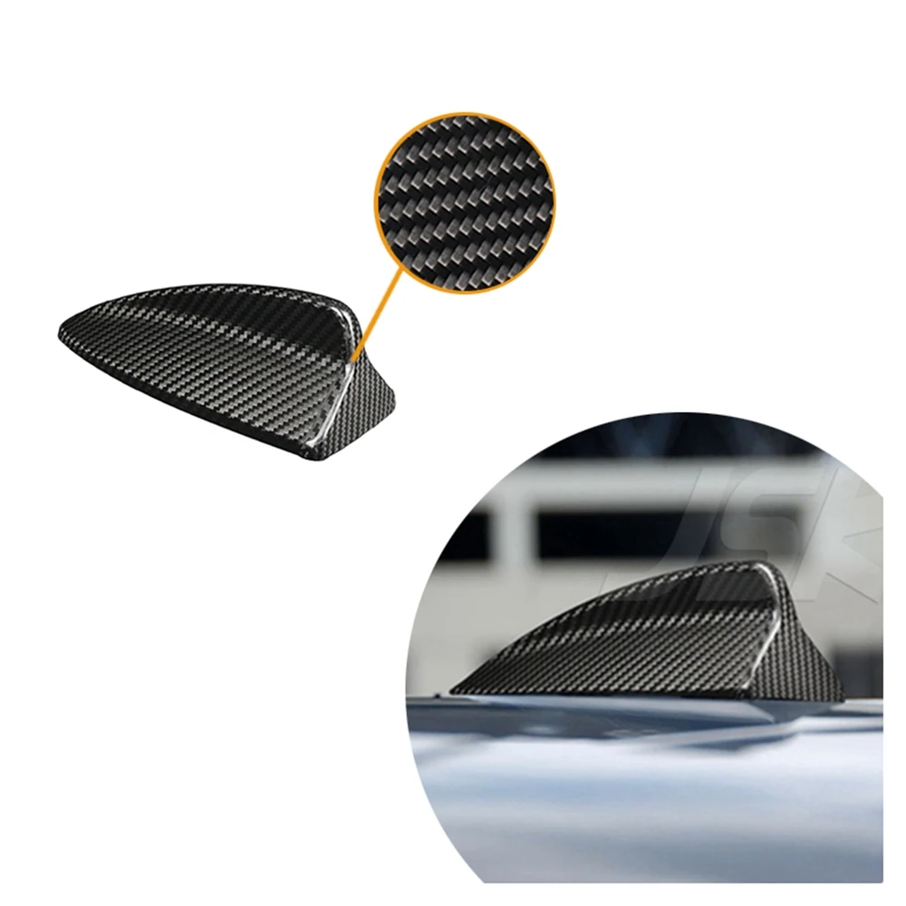 

Real Carbon Fiber Antenna Roof Shark Fin Cap Cover For BMW F07 GT 09-16