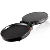Household Double Sided Heating Pancake Maker Pizza Maker Non-stick Pizza Oven and Pie Maker Indoor Electric Grill 2