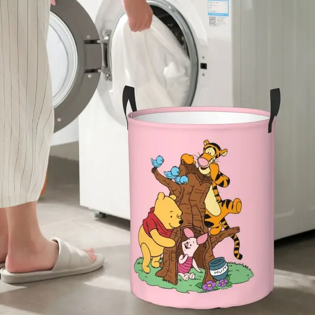 Winnie The Pooh Laundry Hamper, Storage Basket, Nursery