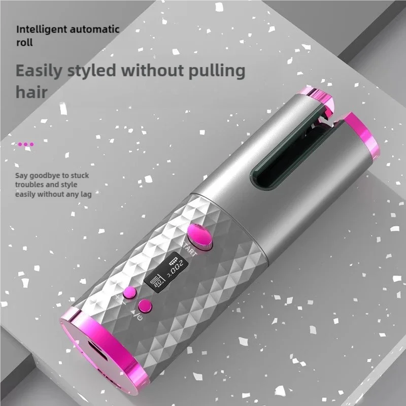 Hot Selling USB Automatic Hair Curler, Wireless Charging Lazy Hair Curler