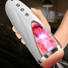 Male Masturbator Cup Realistic Tongue and Mouth Vagina Blowjob Sex Machines Toy for Men Pocket Pussy Blowjob Stroker Vibrating 1