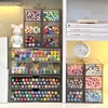 Desktop Drawers Stationery Storage Box Pen Pencil Holder Acrylic Marker Organizer Stationary Storage Rack for School Office Desk 2
