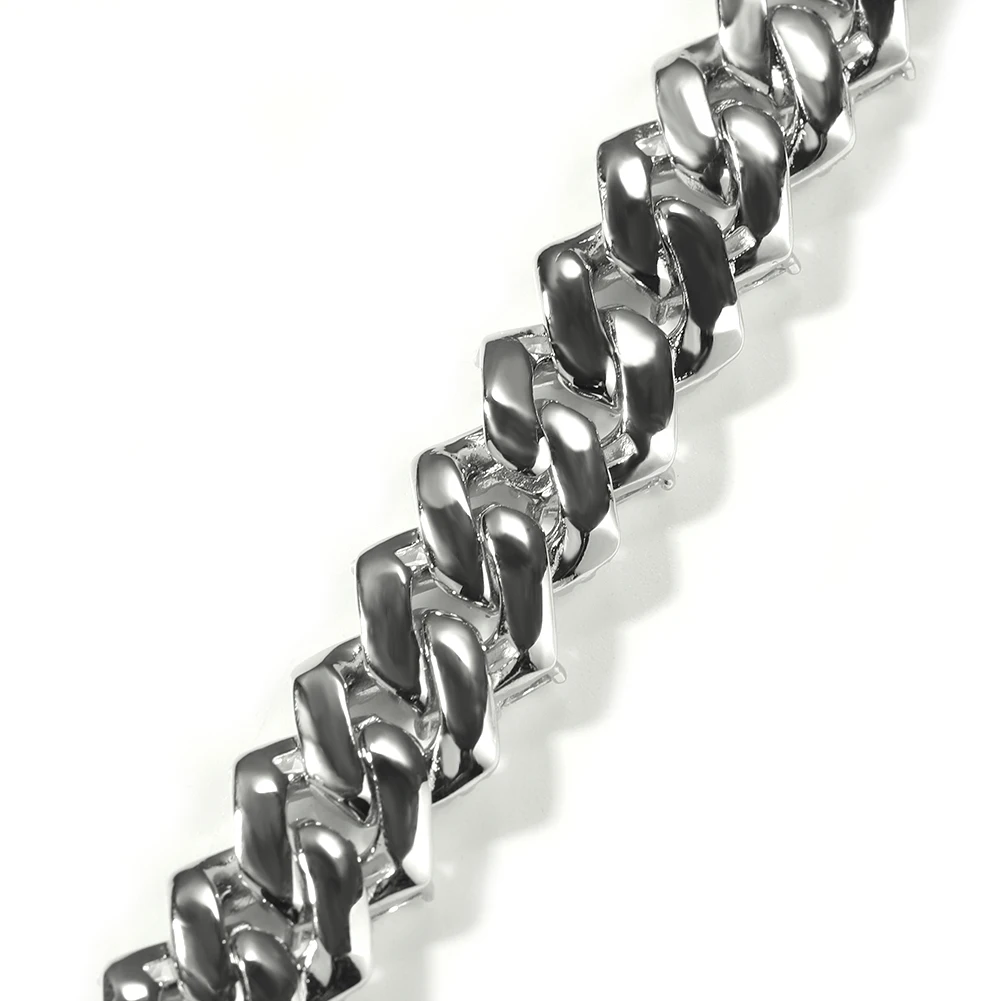 THE BLING KING 15mm Miami Cuban Bracelet Necklace Mixed Round BaguetteCZ Choker Luxury HipHop Jewelry For Gift