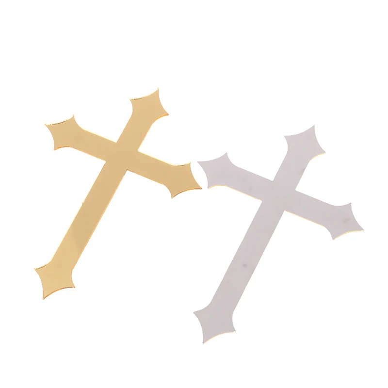 Description Picture 5 of item5pcs Creative Christian Cross Cake Topper Acrylic Cake Decorations God Bless Cake Topper Party for Baking Cake Party Supplies