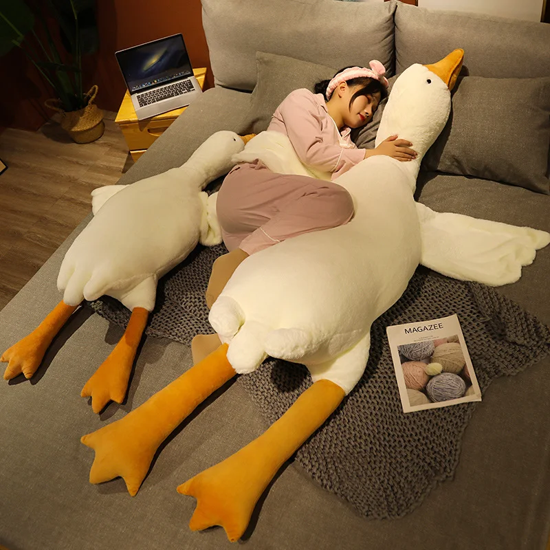 Fluffy Duck Plush Pillow