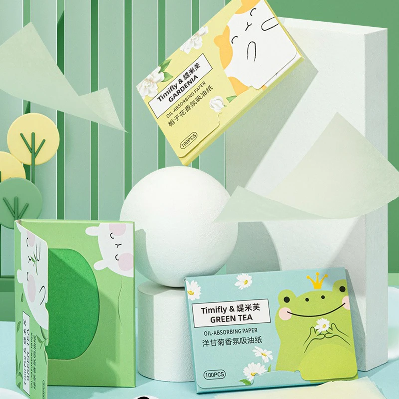Fragrance Face Oil Blotting Paper 100Pcs
