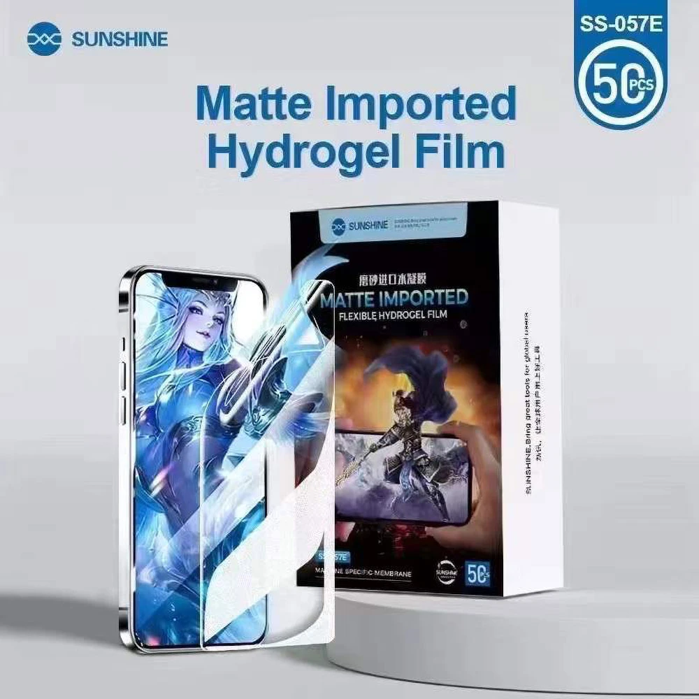 Sunshine Flexible Hydrogel Film SS 057E Matte SS 057B Blu Ray For SS 890C Auto Film Cutting