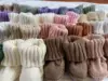 Infant Baby Neutral Booties 100% Cotton Knit Baby Socks Unisex Toddler Baby Shoes Shower Gift 6
