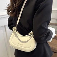 Sac à main de luxe français pour femmes, couleur unie, Texture haut de gamme, sac à bandoulière polyvalent pour dames 4
