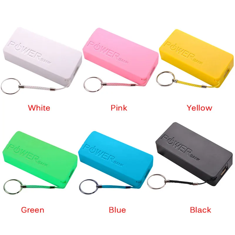 Portable Power Bank Case 18650 Battery DIY Mobile Storage Box 5V 5600mAh USB Charger Phone Electronic Mobile Charging