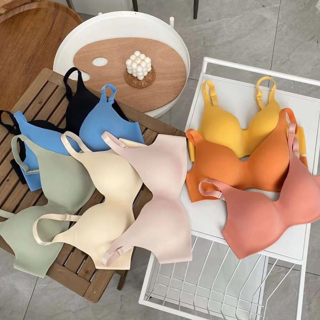 

Back Buckle High-end Fixed All-in-one Cup, Comfortable Gathering, No Steel Ring, Breathable Bra Underwear