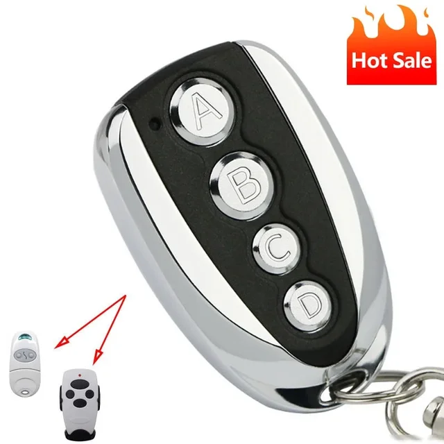433Mhz Fixed Code Remote Duplicator Garage Door Remote Control Opener Electric Face to Face Car Gate Transmitter Newest 2
