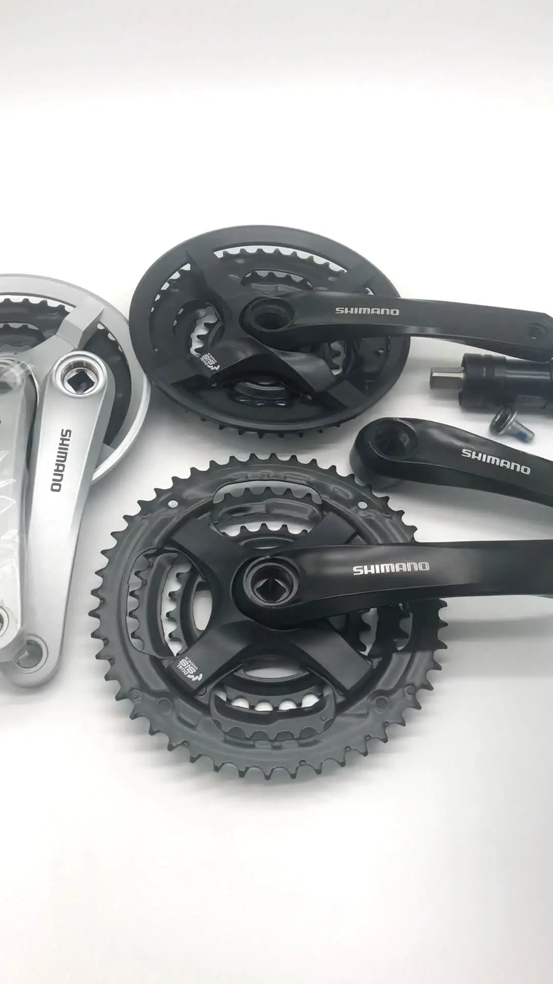 Shimano-Tourney mtbスクエアホールクランクセット