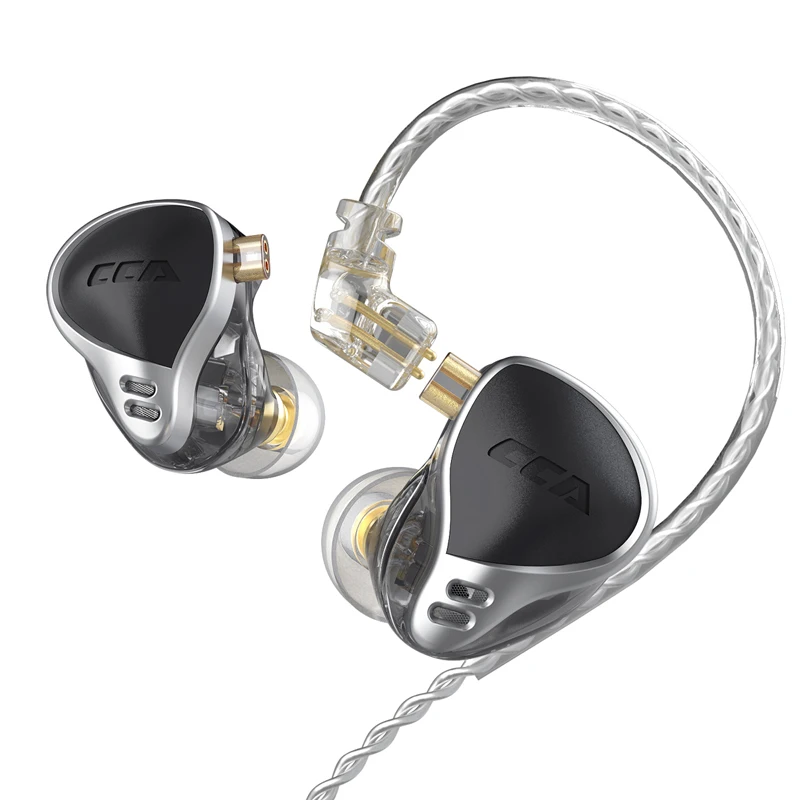 

CCA CA24 12BA Monitor Earbuds Headphone Amazing HiRes Sound In Ear Earphone Super Bass Capacitor headphones