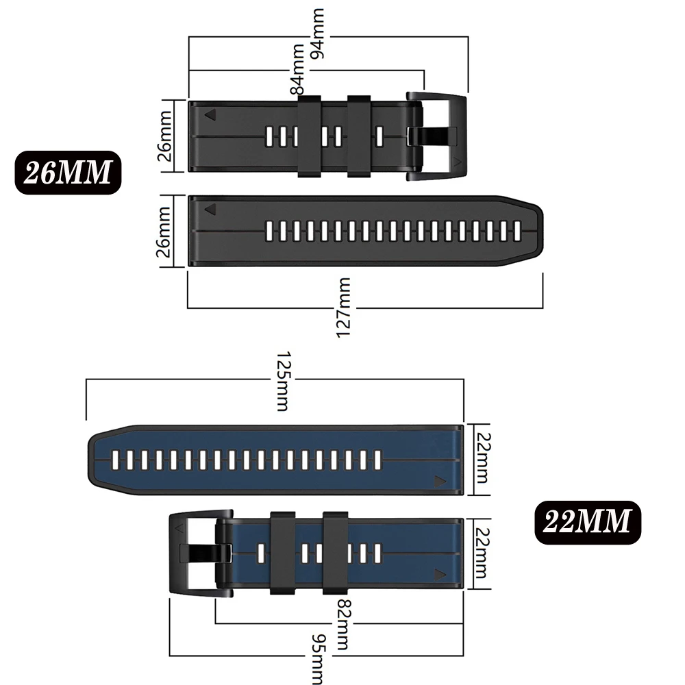 Silicone Quick-Release Watchband