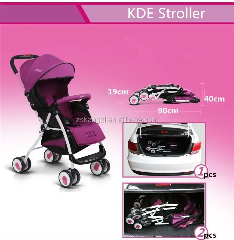 KDE baby pram 3 in 1 with seat made in china