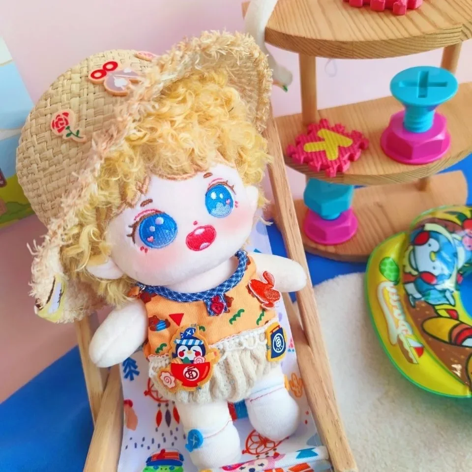 

Желтые кудрявые волосы 20 см Kawaii кукла-идол аниме плюшевые куклы-Звезды Мягкие Фигурки игрушки хлопковые детские плюшевые куклы коллекционный подарок для фанатов