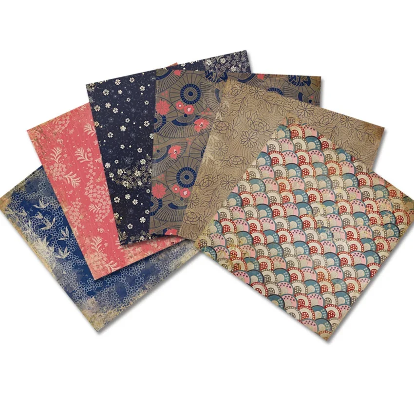 Vintage Japanese Style Craft Paper Pad Set 2