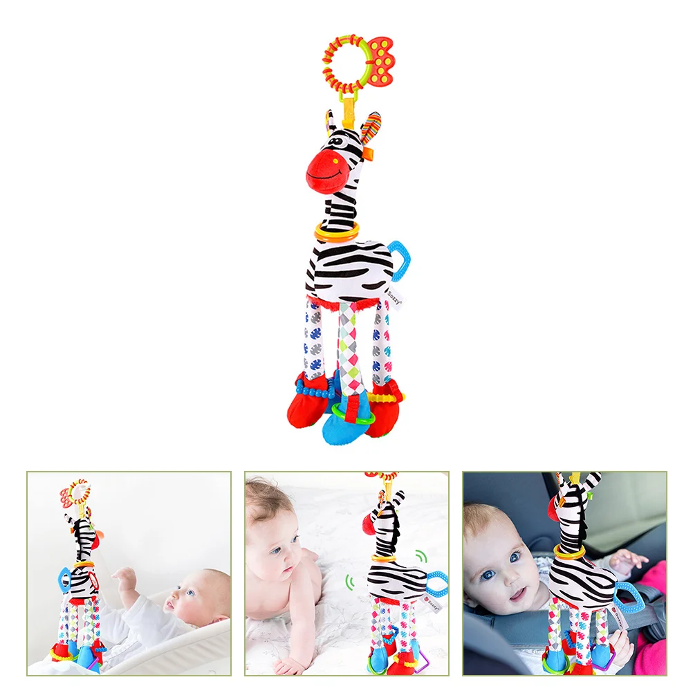 

Comfort Baby Supply Toy Animal Rattles Animals Shaped Toys Infant 3-6 Months Cotton Stroller Pendant Child