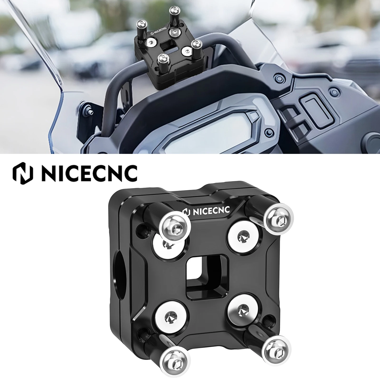 For Kawasaki KLR 650 CNC Motorcycle GPS Holder Bar Clamp 14MM Navigator Phone Mounting Bracket AMPS Holder KLR650 2022-2023 motorcycle clutch friction disc plate kit for kawasaki kle500 kle650 versys 650 kle 500 650 klr600 klr650 klx650 klr 600 klx 650