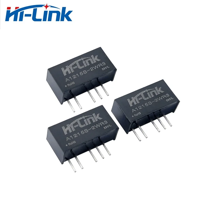 

30Pcs Hi-Link New Consumer Electronics Hi-Link 12V to 15V 2W DC DC isolated switching step down power Module Smart Home Supply