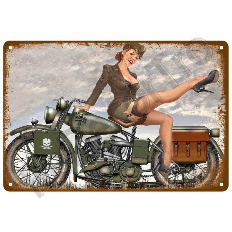 Vintage Motoröl Poster Metall Zeichen Dekorative Plaque Zinn Zeichen Für Garage Tankstelle Mann Höhle Club Bar Hause Zimmer Wand Dekor – Detail 13