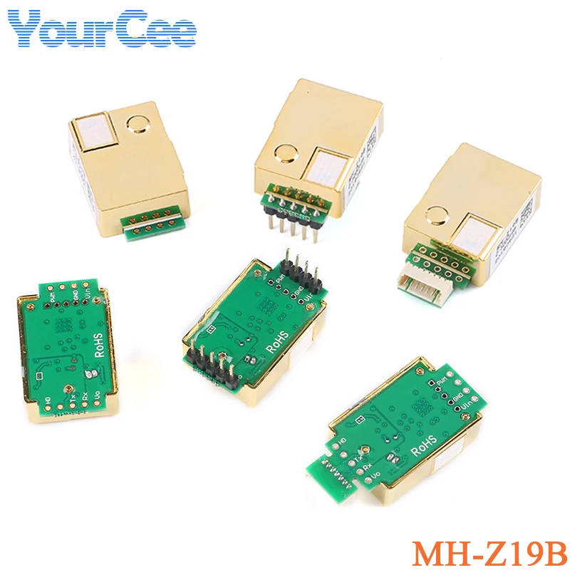 MH-Z19 IR Инфракрасный датчик CO2, модуль углекислого газа, монитор CO2 0-5000ppm UART PWM