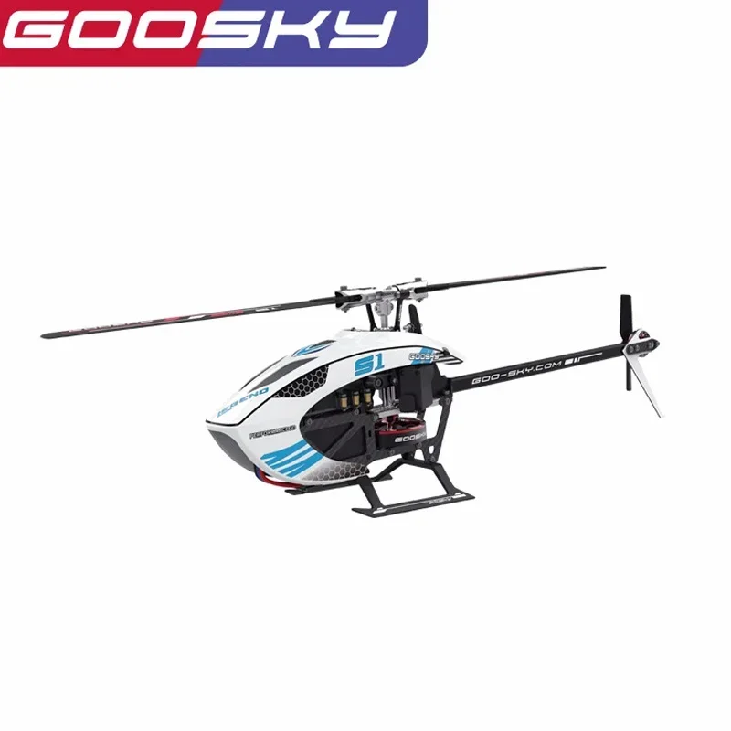 Goo S1 Rc Helicopter 6ch 3d Remote Control Stunt Double Brushless Motor Direct Drive Adult Boy Toy Gift Box