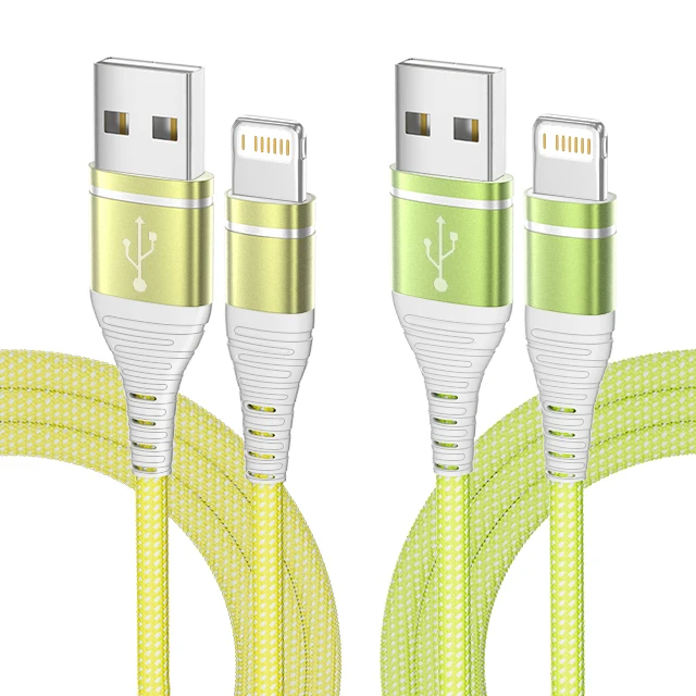 Premium MFI Certified Nylon Braided Lightning Fast Charging Cable