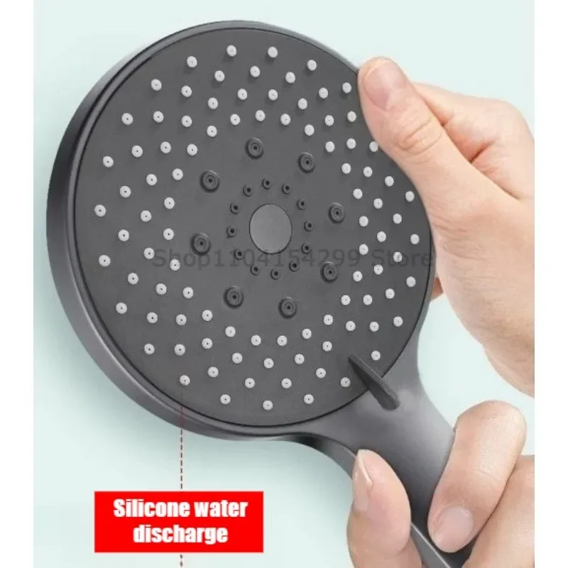 EcoFlow Adjustable Handheld Rain Shower Head with Water-Saving Features and 5 Spray Modes