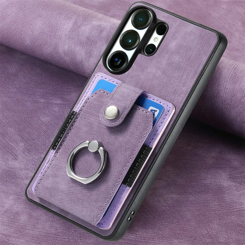 Leather Wallet Phone Case with Card Holder