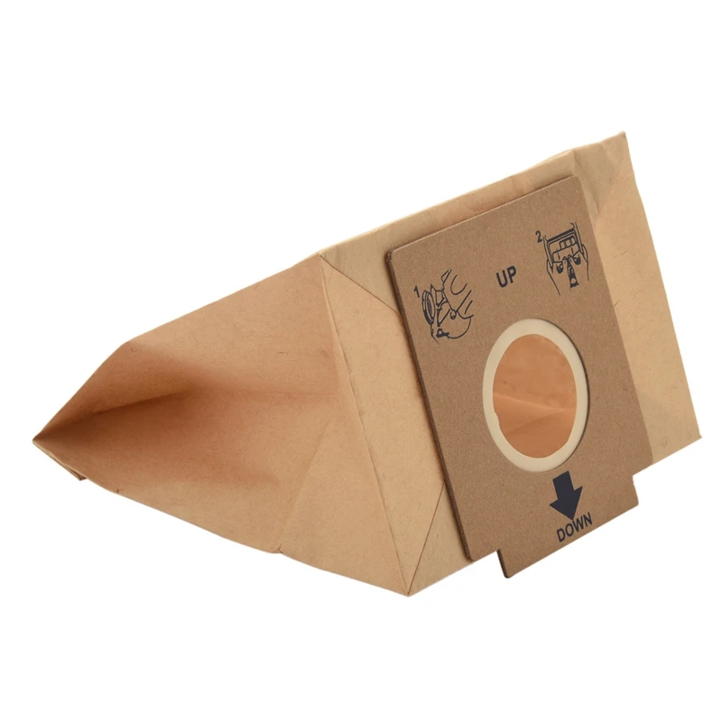 

10 Pcs Vacuum Cleaner Kraft Paper Dust Bags Dual Filter Dust Bag Fit For Z1480 ZW1200-211 ZC1120B ZC1120R ZC1120Y ZMO1510 ZMO151