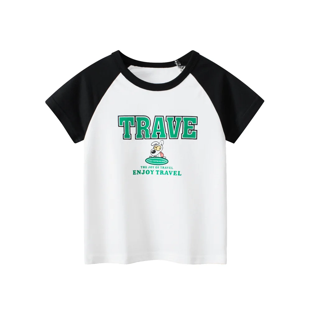 

1-9T Toddler Kid Tshirt Baby Boy Girl Clothes Short Sleeve Basic T Shirt Infant Tee Top Casual Loose Outfit