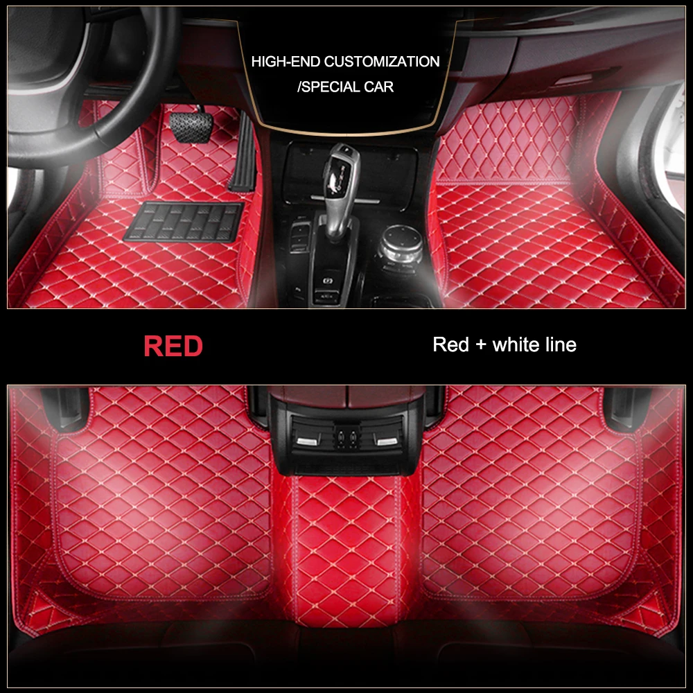  Cuir Tapis Coffre Voiture pour Chevrolet Captvia 5seats  2012-2017, Couverture Complète Anti-Rayures Coffre Doublure AntidéRapant  Tapis, Coffre Accessoires, ‎G/WineRed