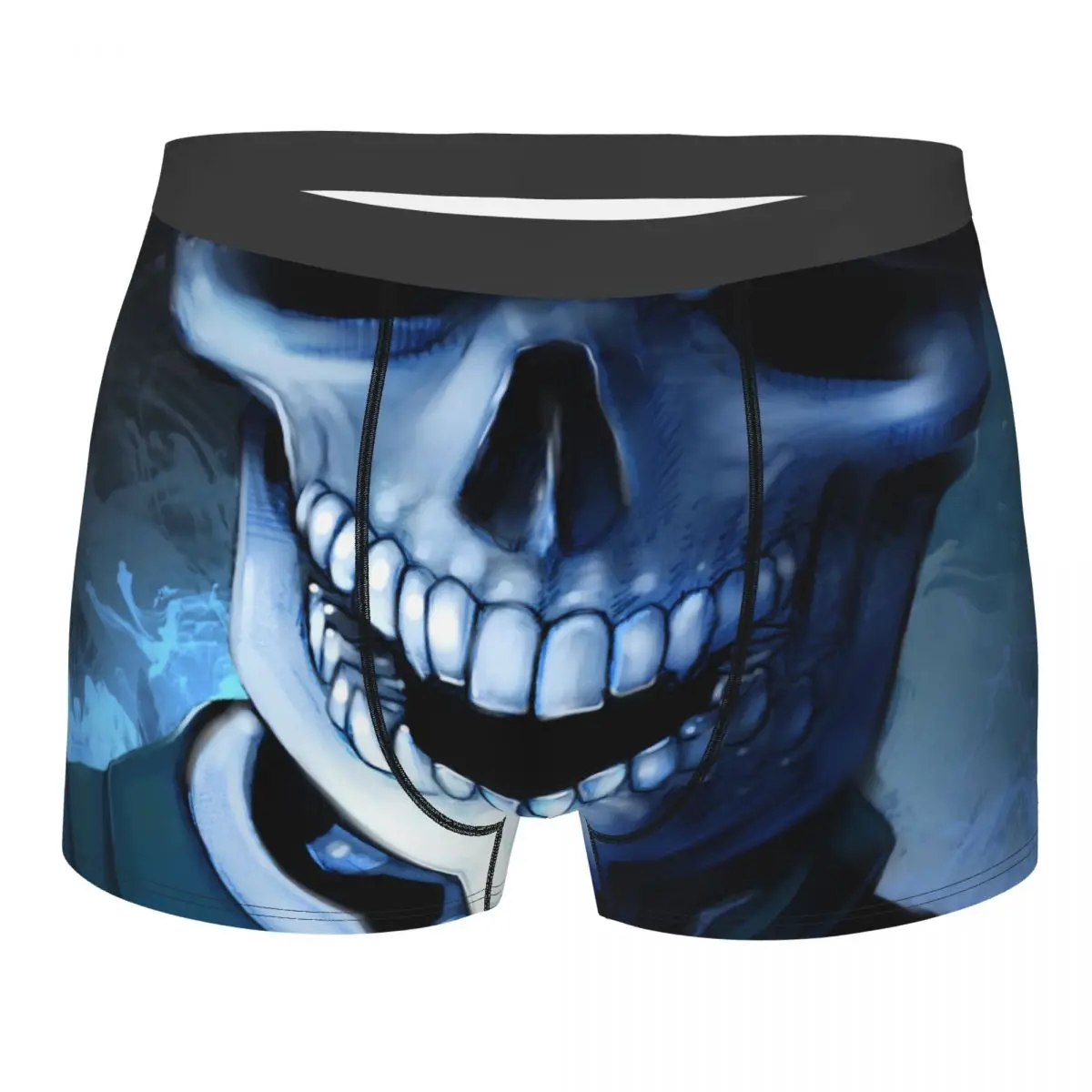 

Skull Underpants Breathbale Panties Male Underwear Print Shorts Boxer Briefs