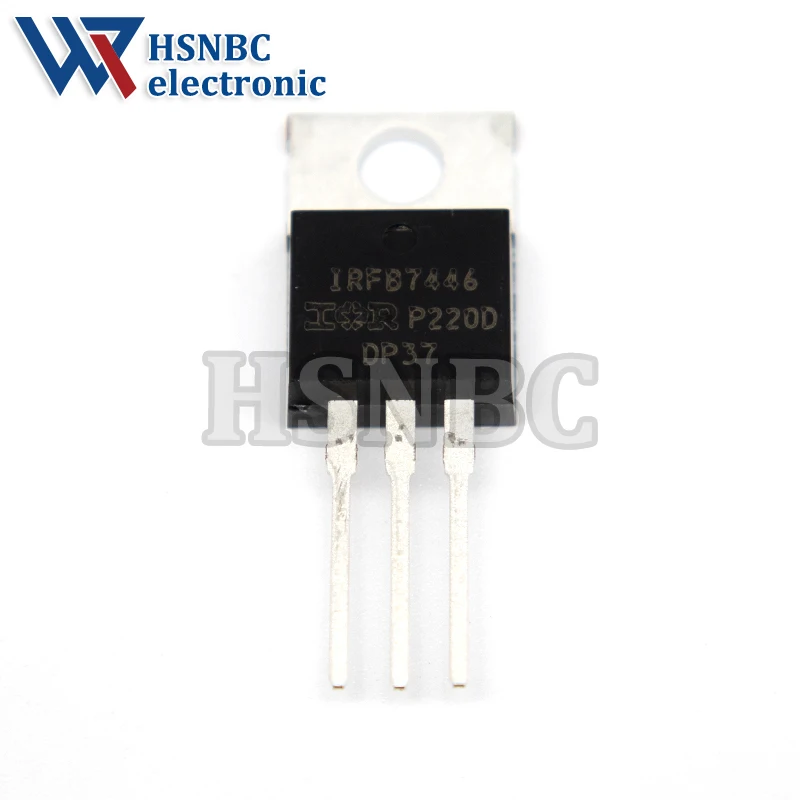 10Pcs/Lot IRFB7446 IRFB7446PBF TO-220 123A 40V MOSFET N-Channel Power Transistor New Original