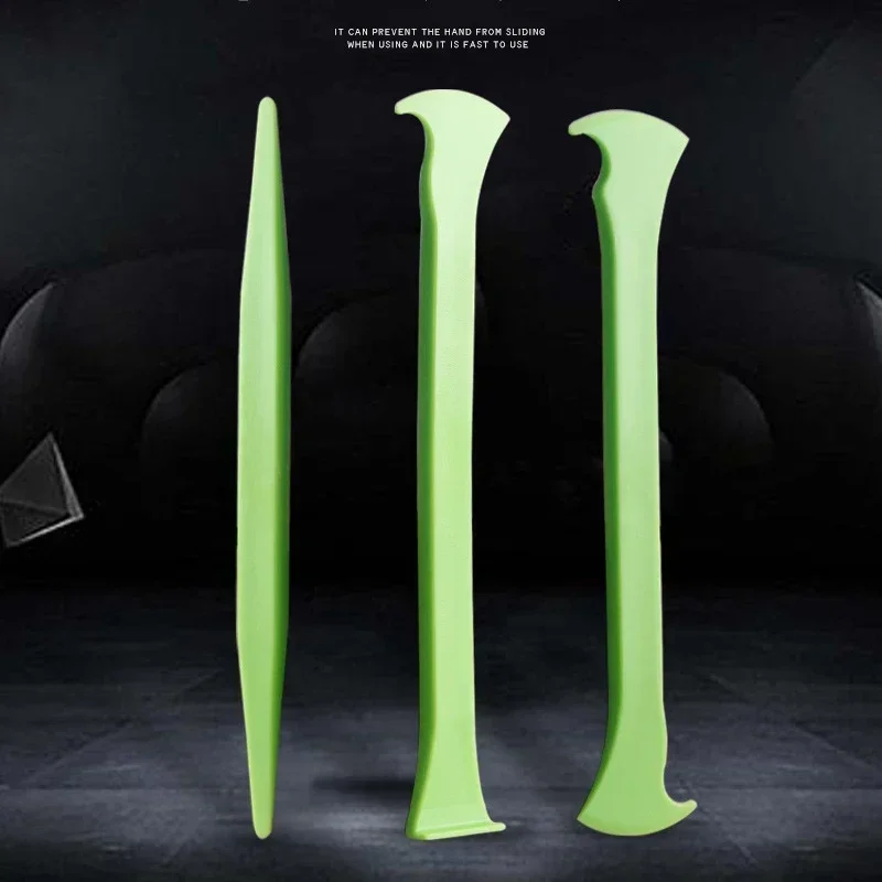 Car Wrap Tool Kit Vinyl Micro Stick Squeegee Window Tinting Corner Scraper Curves Slot Tucking Gap Film Cutter 3Pcs