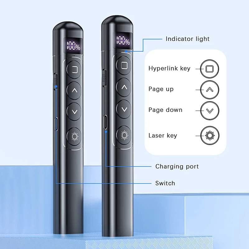 Description Picture 6 of itemPpt Remote Control Pen Increase Productivity Electronic Chargeable Teaching Demonstration Presentation Laser Pointer Versatility