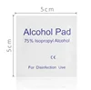 100Pcs/box 75% Alcohol Wipes Individually Wrapped for Disposable Cleaning Pads Car Detail Glass Wash Towel Screen Glasses Clean 6