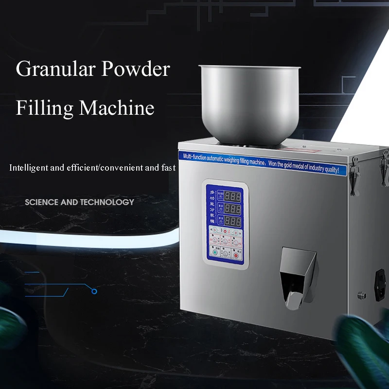 

Автоматическая машина для взвешивания порошковых частиц для 5-500 г пищевых семян, кофейных зерен, гранулированное упаковочное оборудование